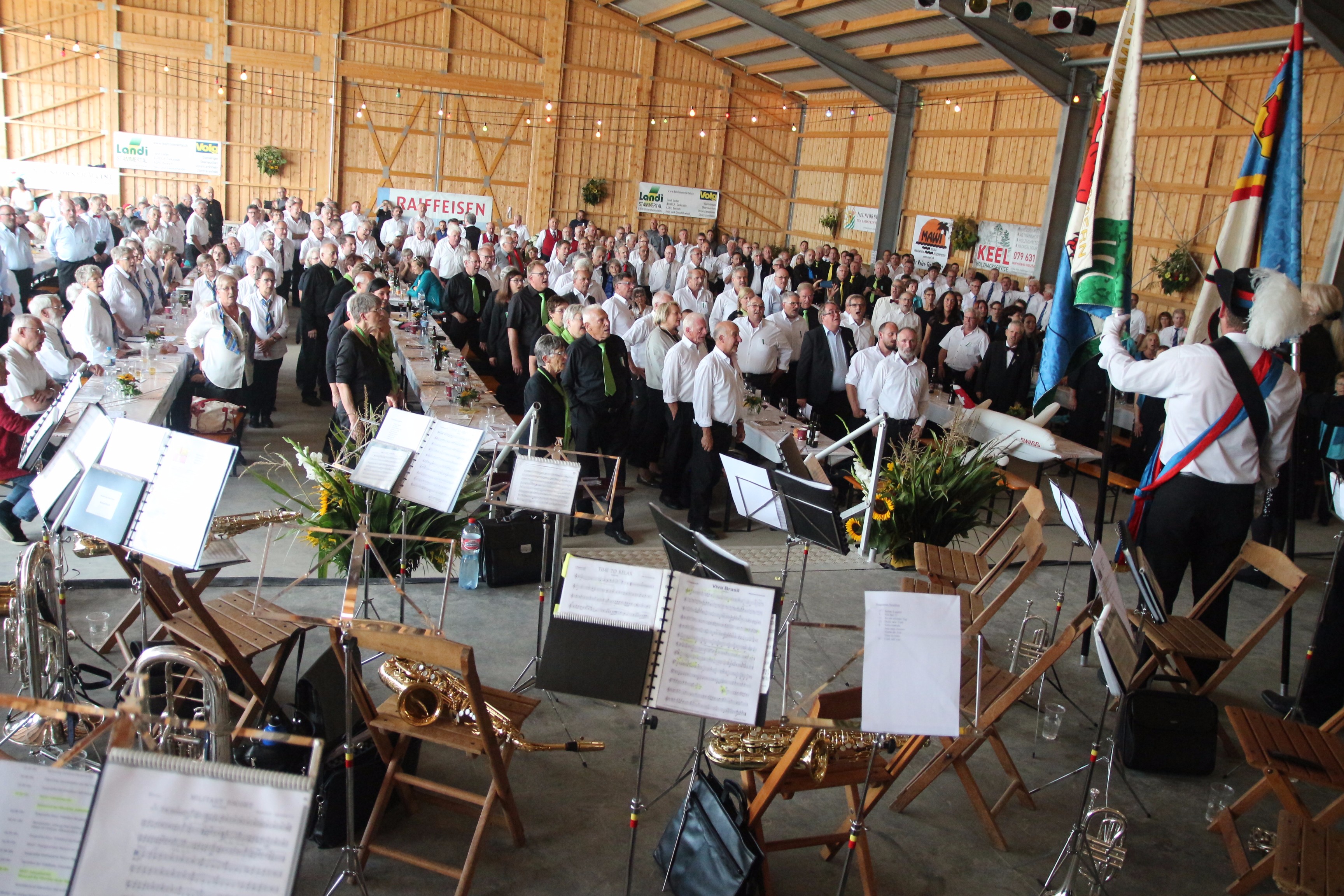 Gesamtchor am Sonntagnachmittag